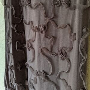 Dusty violet tank with organza detail